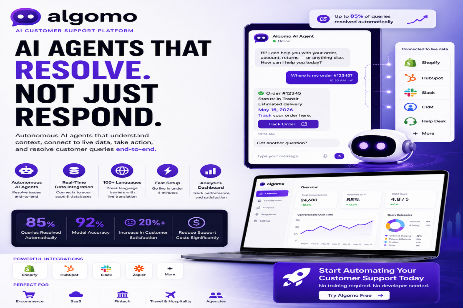Algomo Review 2026: The AI Customer Support Agent That Actually Resolves Tickets
