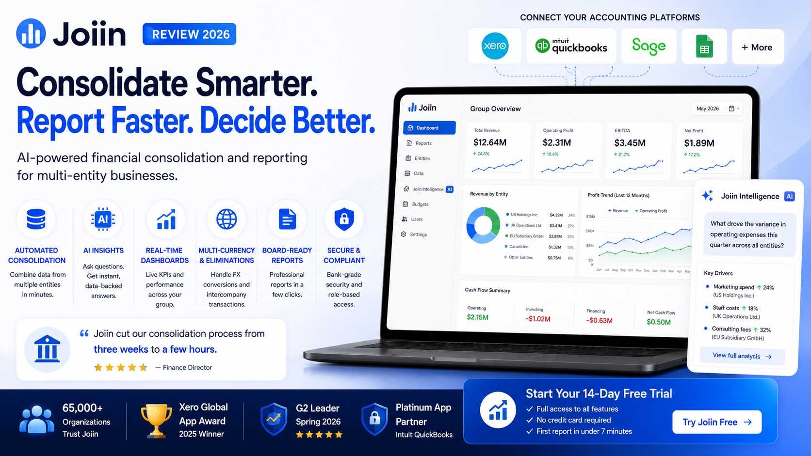 Joiin Review 2026: The AI-Powered Financial Consolidation Tool That Saves Finance Teams Weeks of Manual Work